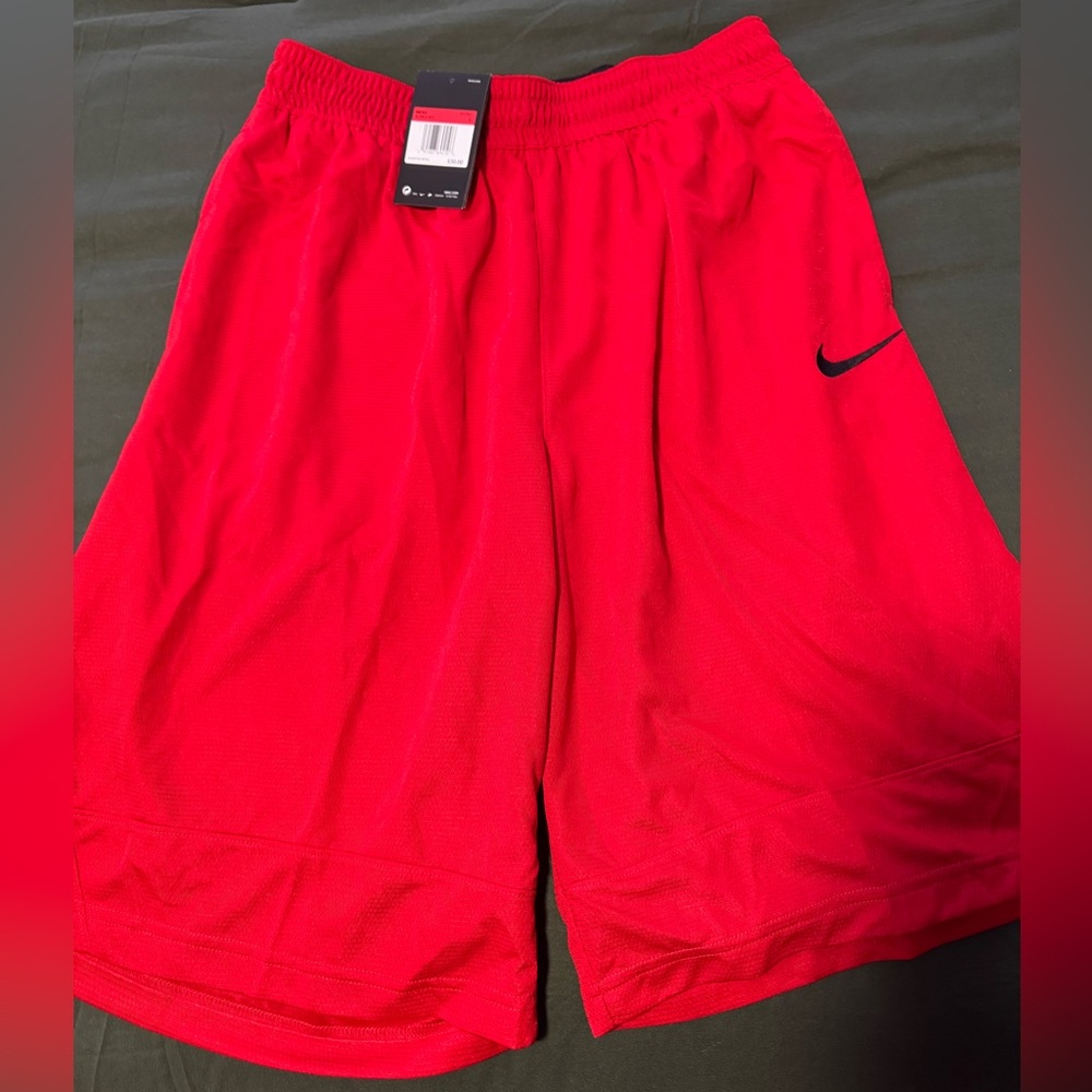 Nike Men's Vibrant Red Sports Shorts